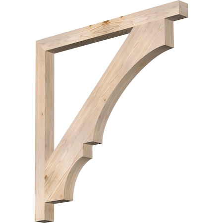 Ekena Millwork Balboa Block Smooth Bracket, Douglas Fir, 3 1/2"W x 48"D x 48"H BKT04X48X48BOA05SDF